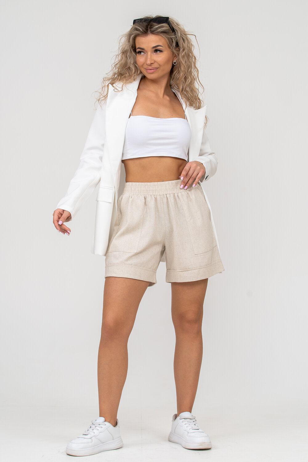 Натали Шорты 580649 36781 льняной