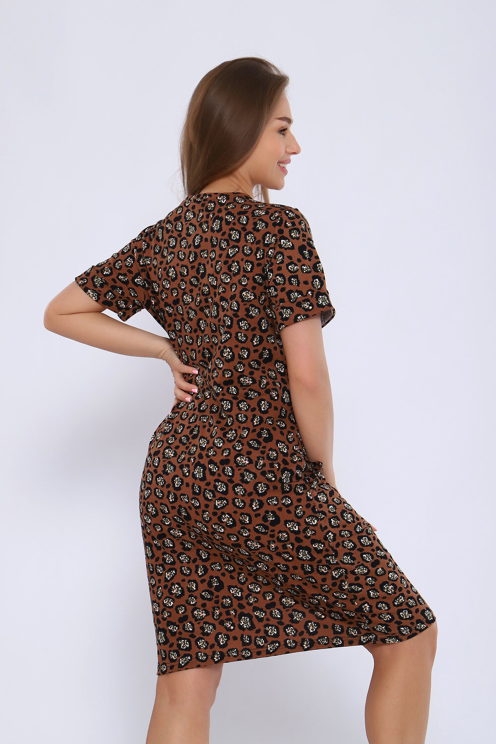 Натали Платье 580656 13214 коричневый