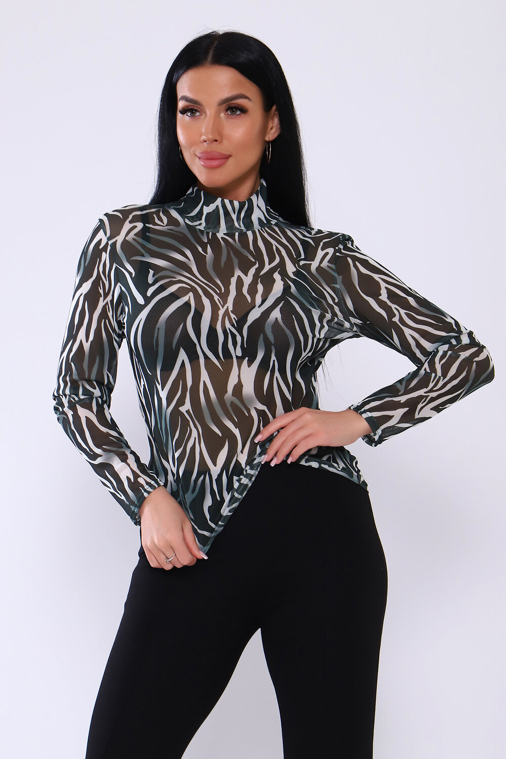 Натали Водолазка 580677 24675 зебра