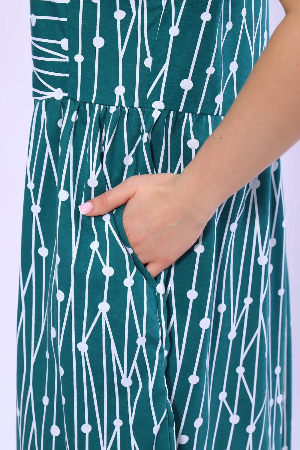 Натали Платье 580681 13198 зеленый