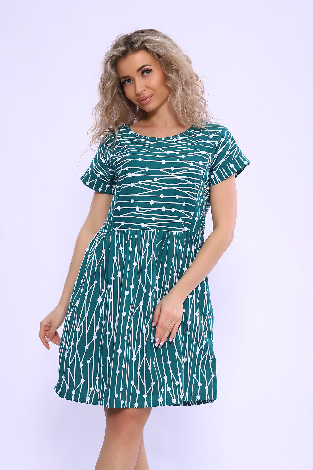 Натали Платье 580681 13198 зеленый