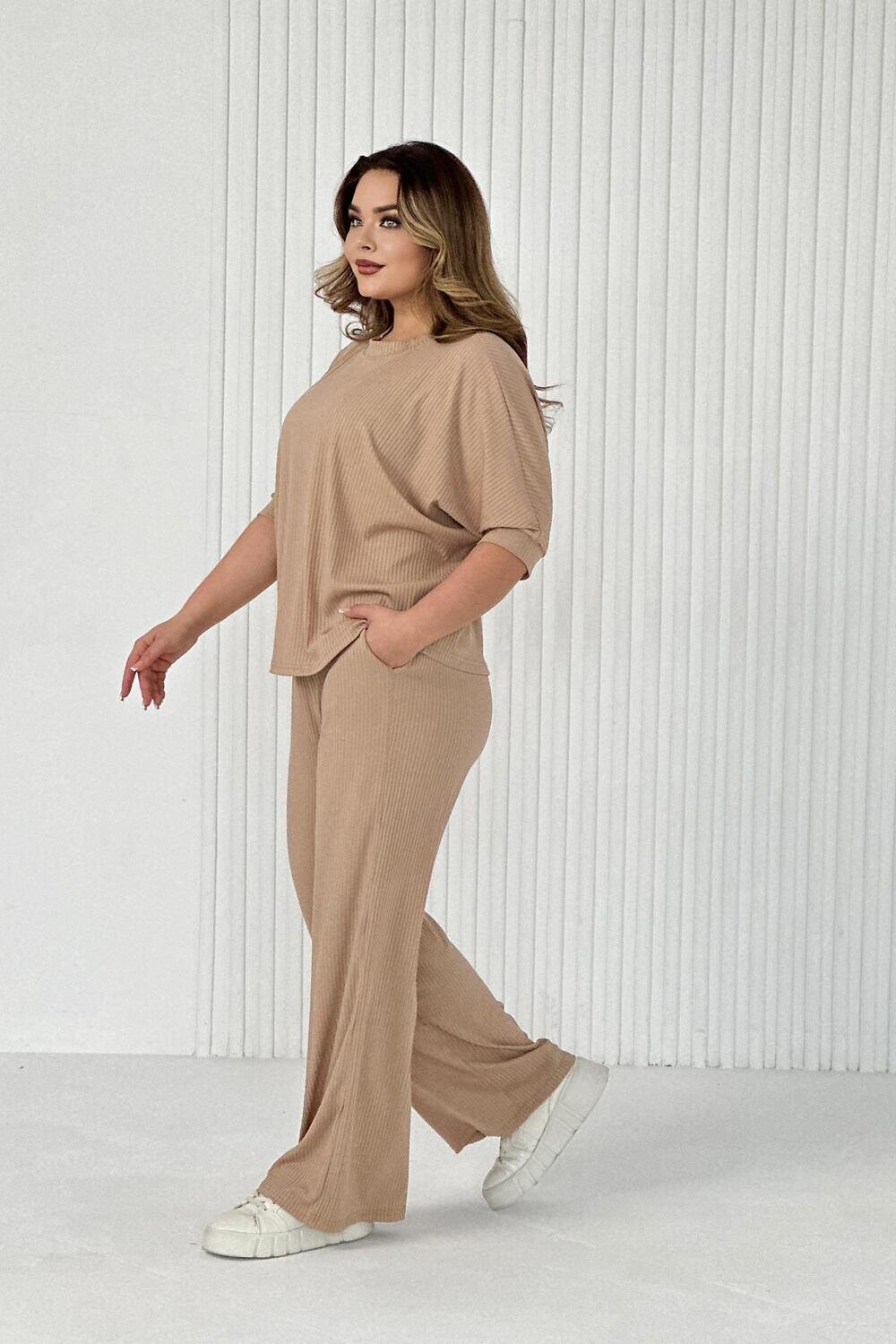 Натали Костюм 580684 52345 бежевый