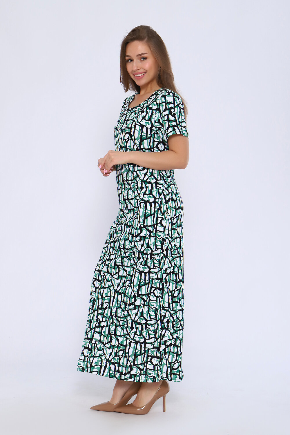 Натали Платье 580688 13194 черно-зеленый