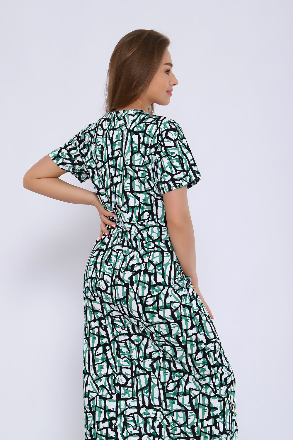Натали Платье 580688 13194 черно-зеленый