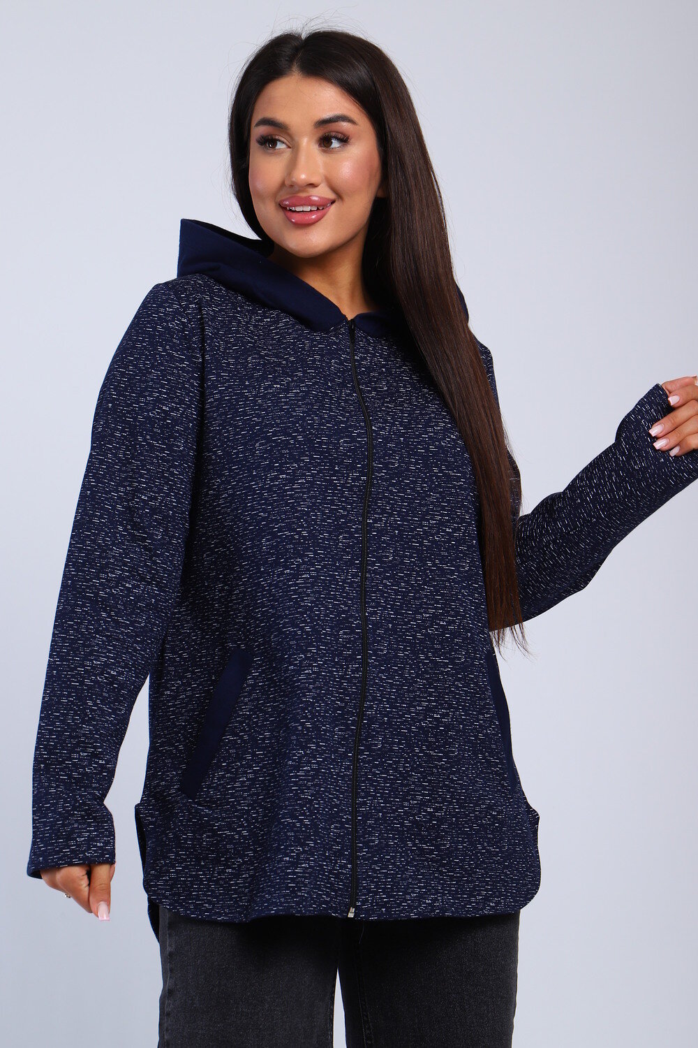 Натали Толстовка 580695 52340 темно-синий