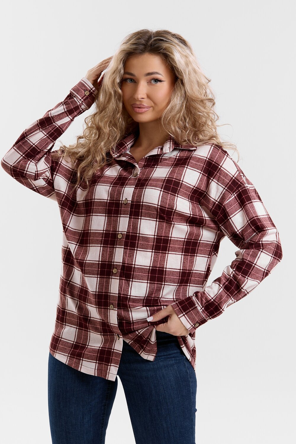 Натали Рубашка 580708 36995 коричневый