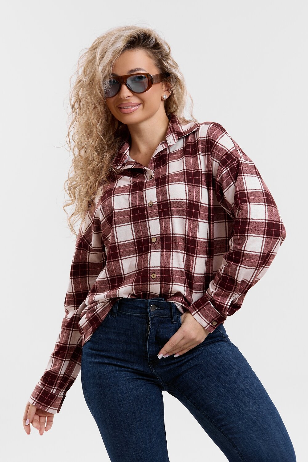 Натали Рубашка 580708 36995 коричневый