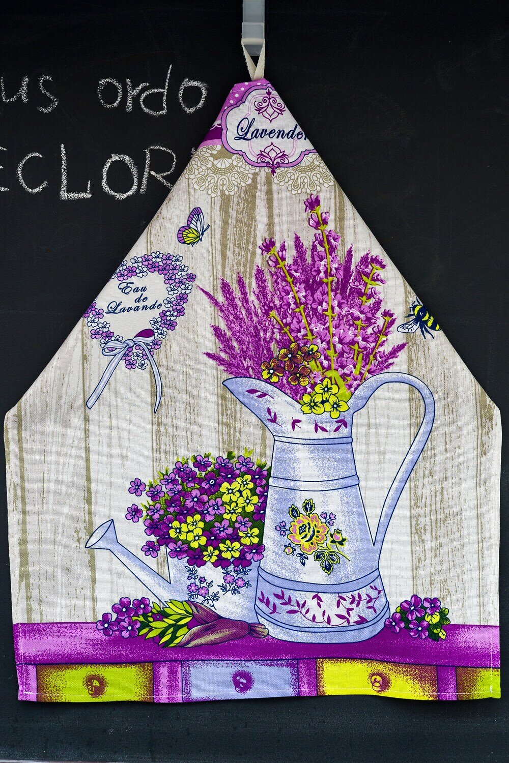 Натали Полотенце 580710 Полотенце кухонное Букет лаванды бежевый