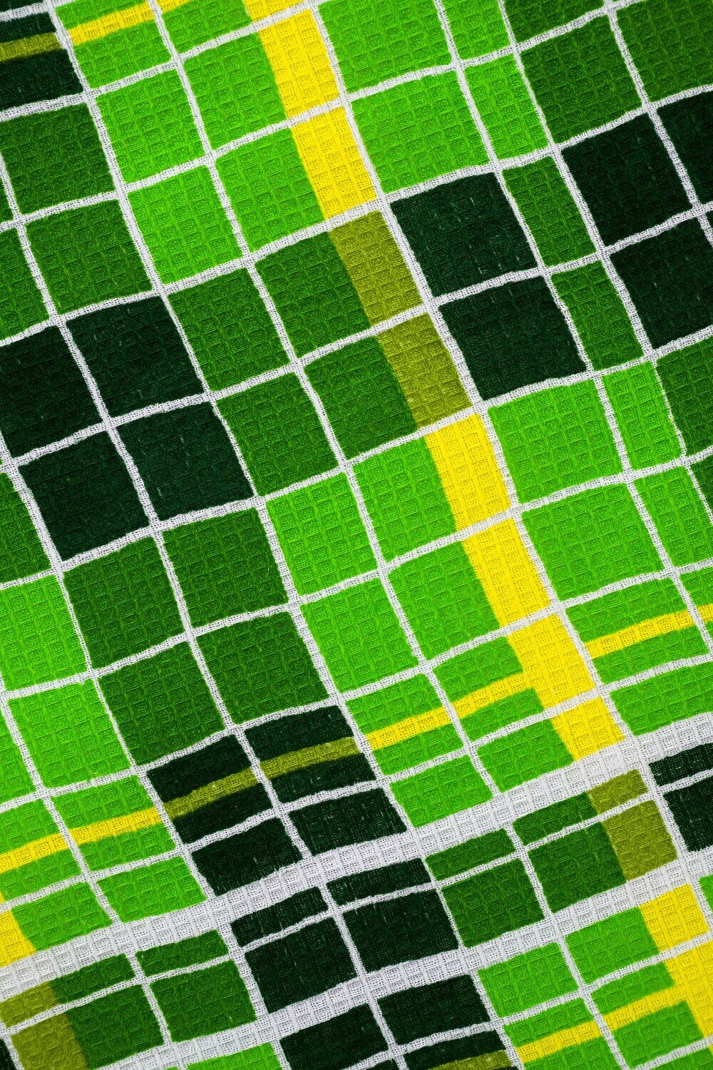 Натали Полотенце 580712 Полотенце пляжное Яркая клетка зеленый