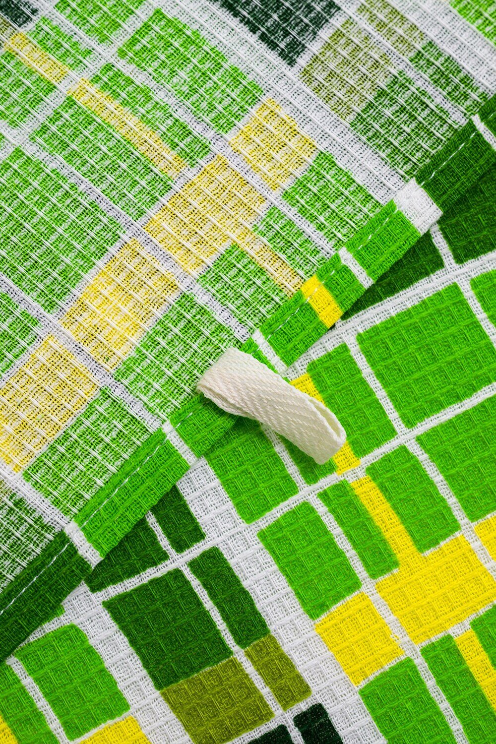 Натали Полотенце 580712 Полотенце пляжное Яркая клетка зеленый