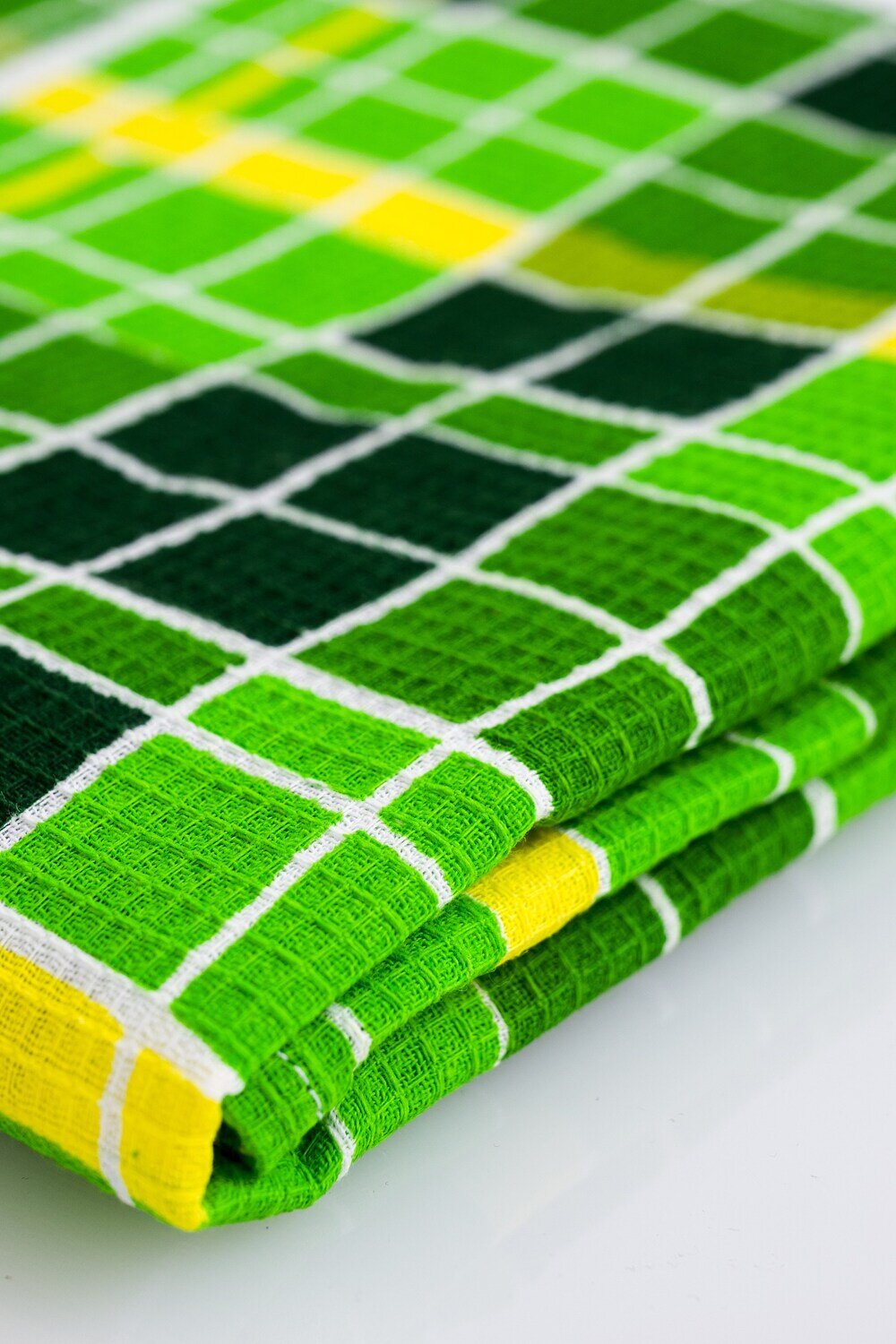 Натали Полотенце 580712 Полотенце пляжное Яркая клетка зеленый