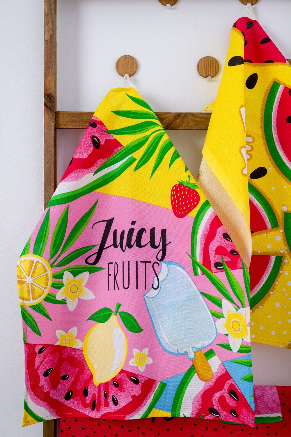 Натали Полотенце 580713 3 желтый,  зеленый