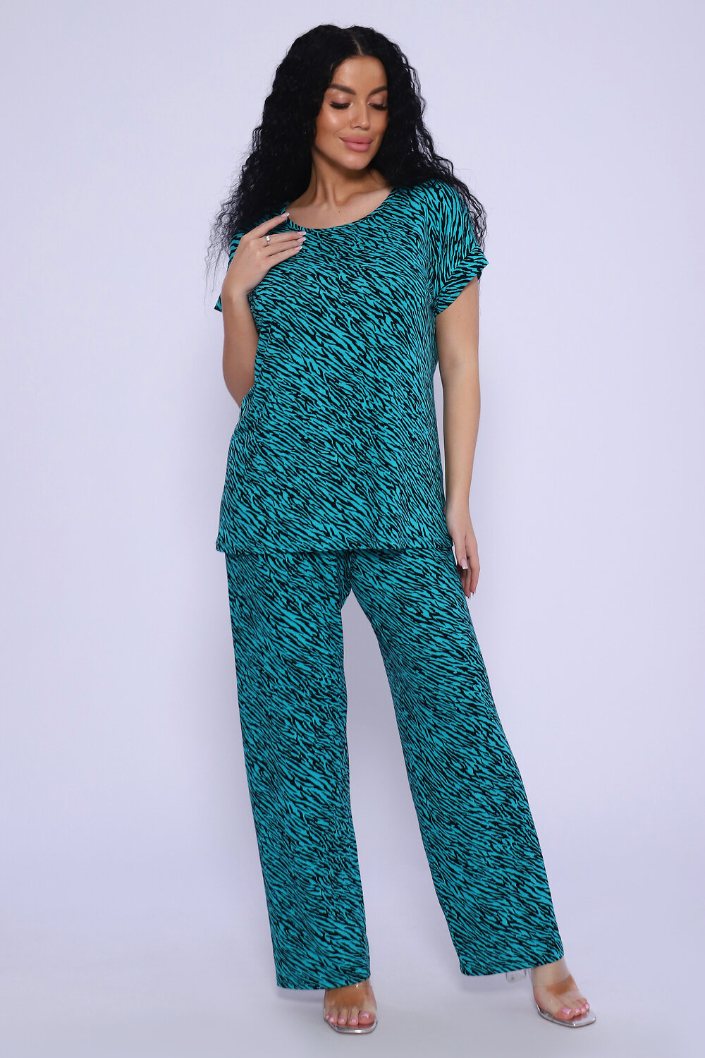 Натали Костюм 580741 24669 бирюзовый