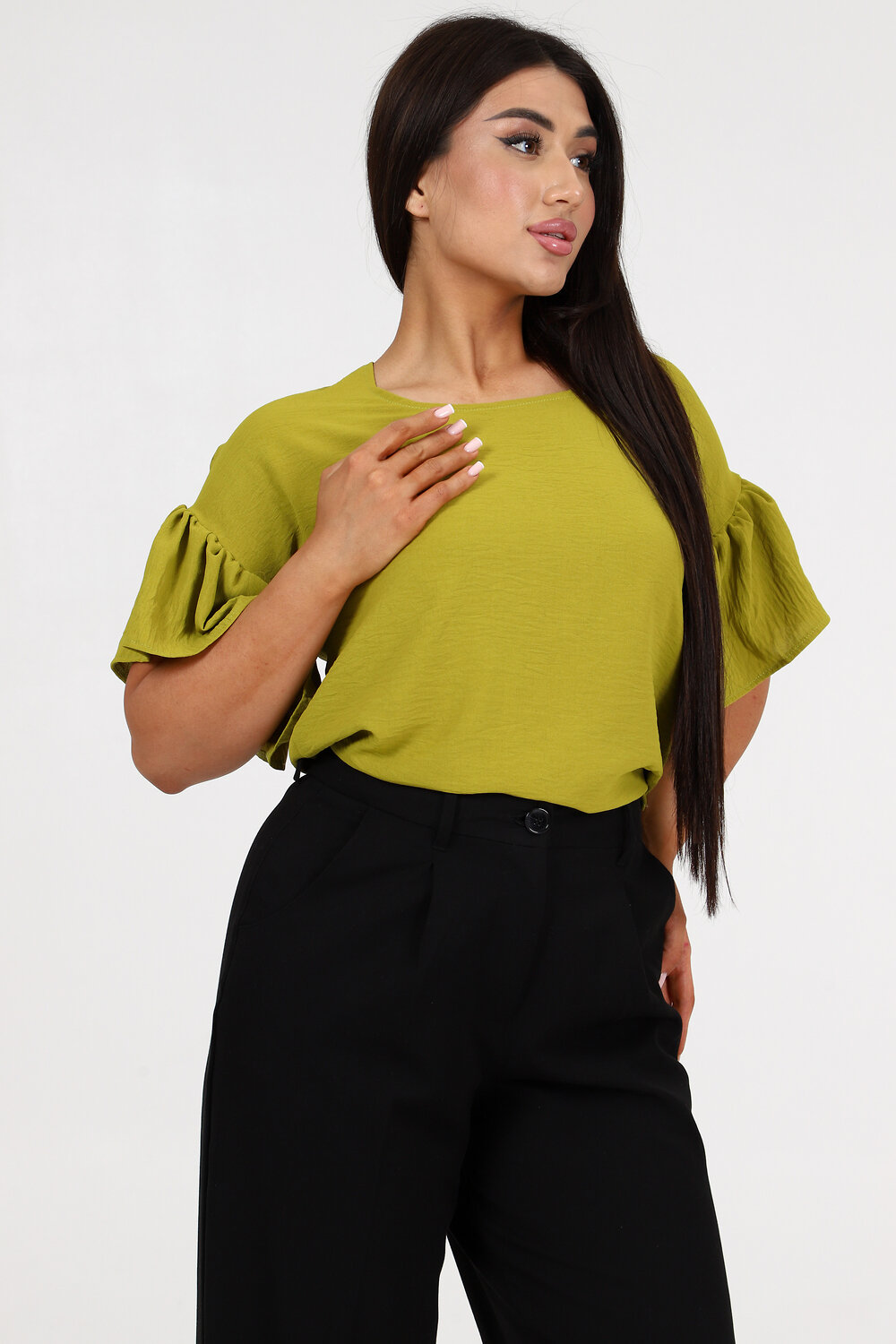 Натали Туника 580745 52326 оливковый