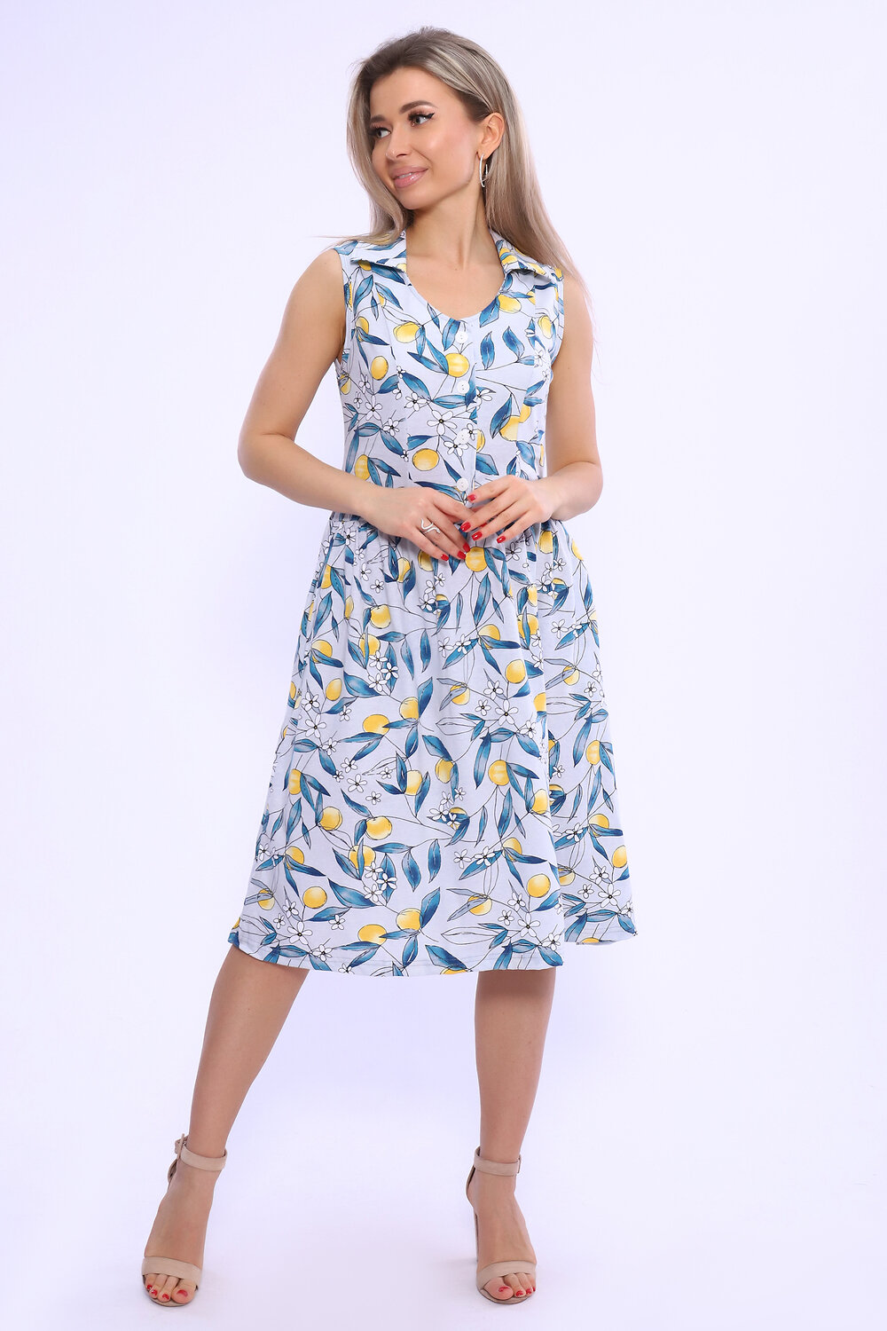 Натали Сарафан 580750 13159 светло-серый