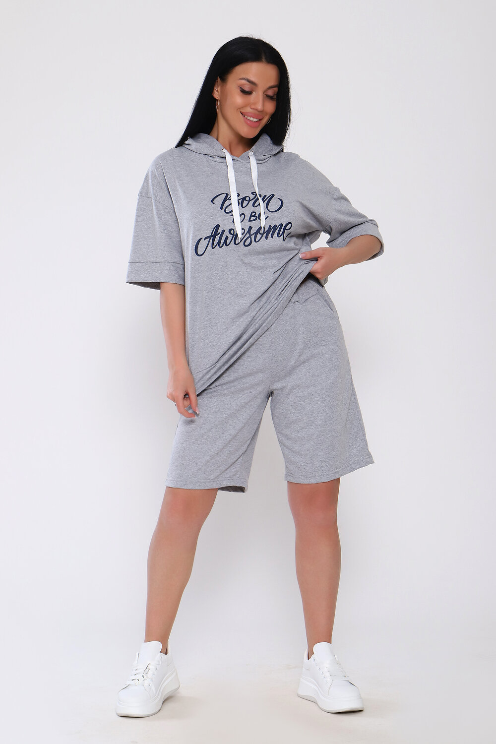 Натали Костюм 580754 78545 серый