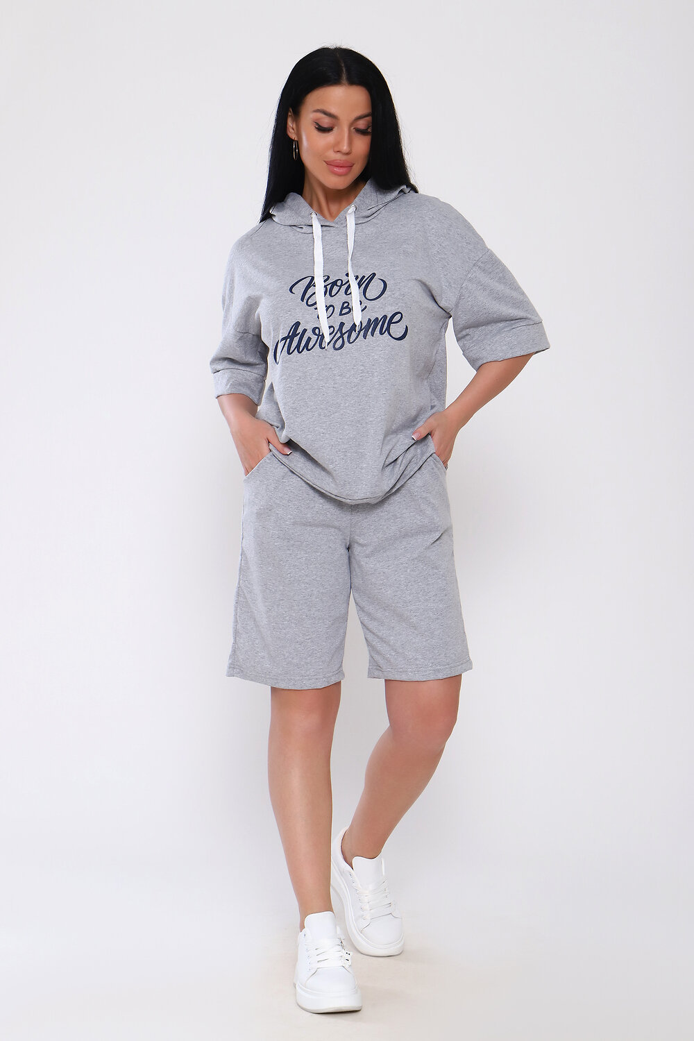 Натали Костюм 580754 78545 серый