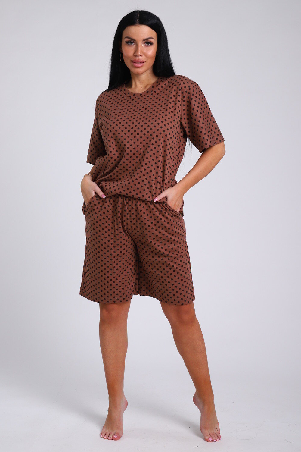 Натали Костюм 580768 52317 коричневый