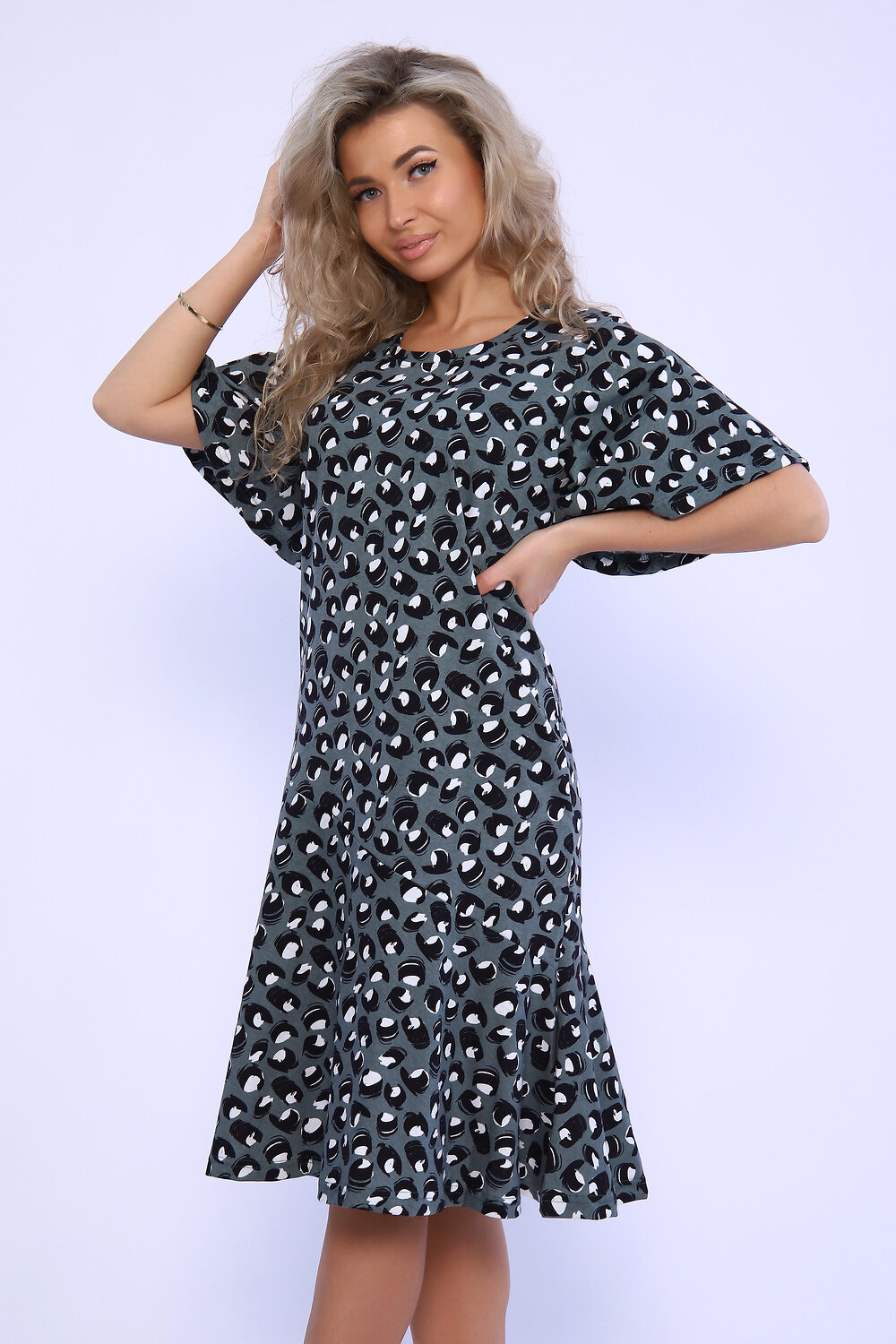 Натали Платье 580791 13124 зеленый