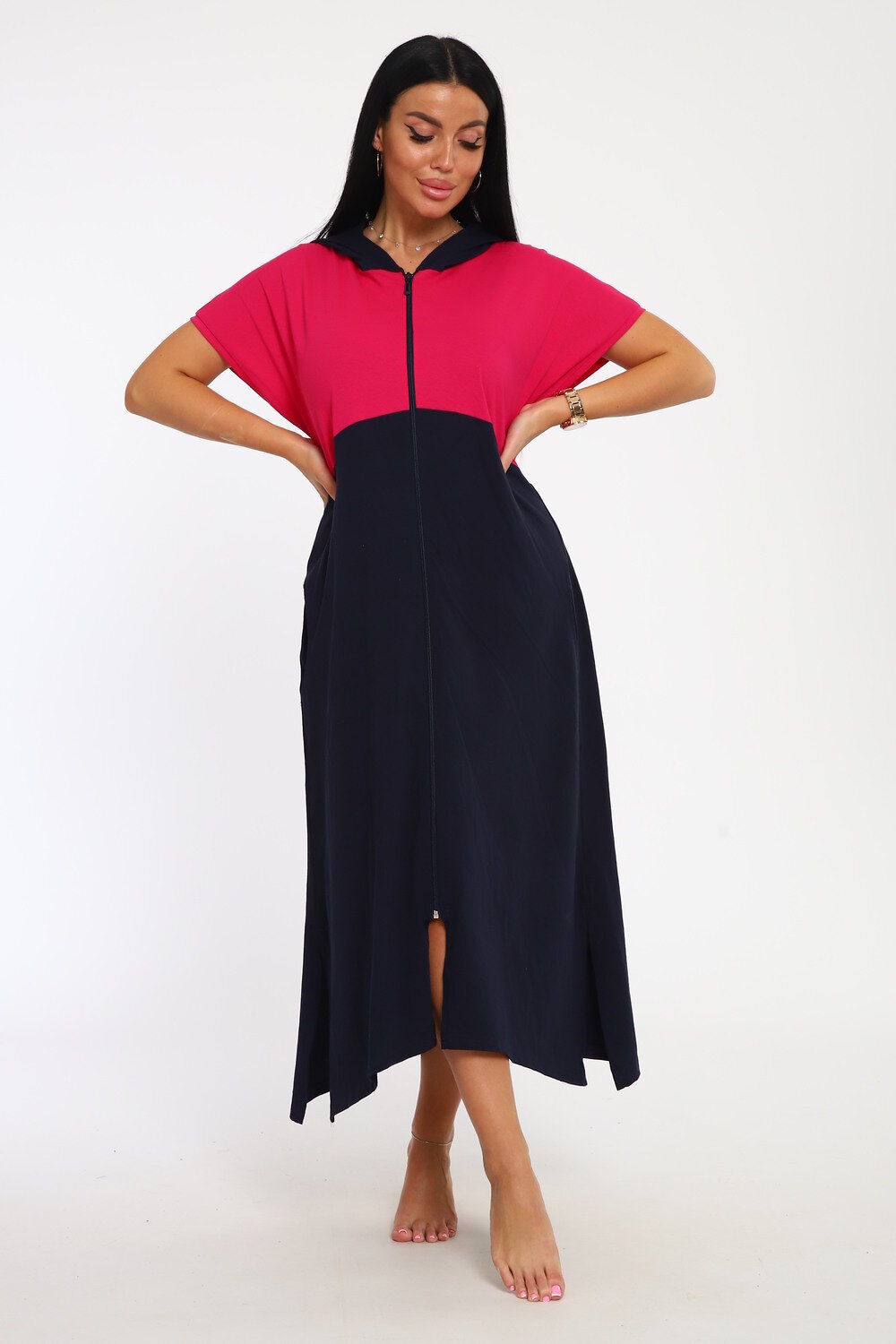 Натали Халат 580796 33519 синий