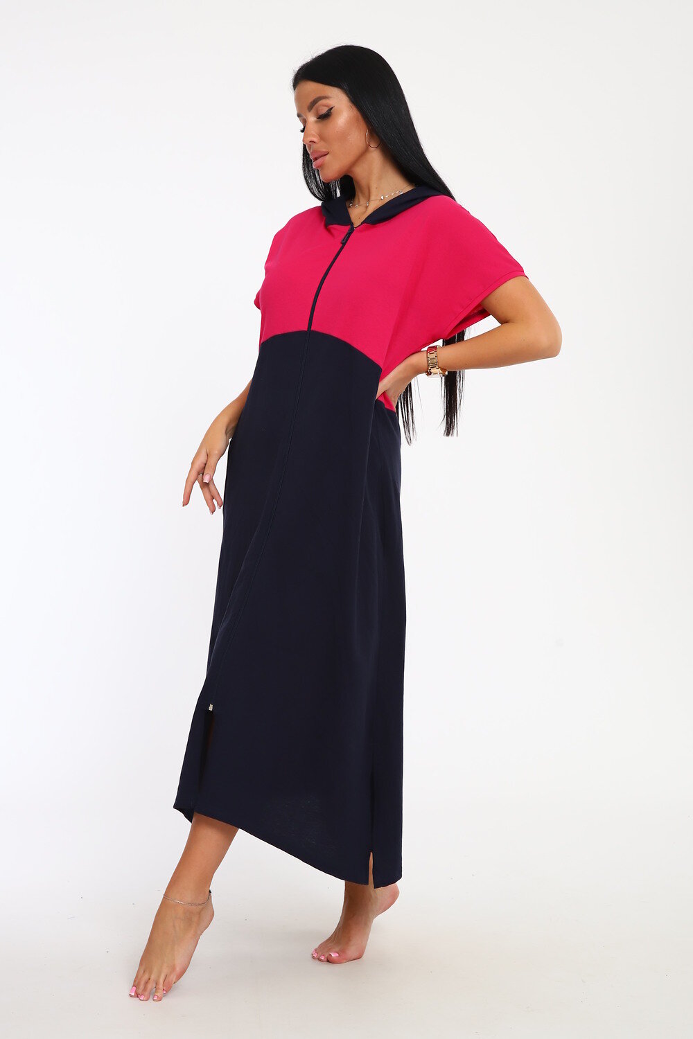 Натали Халат 580796 33519 синий