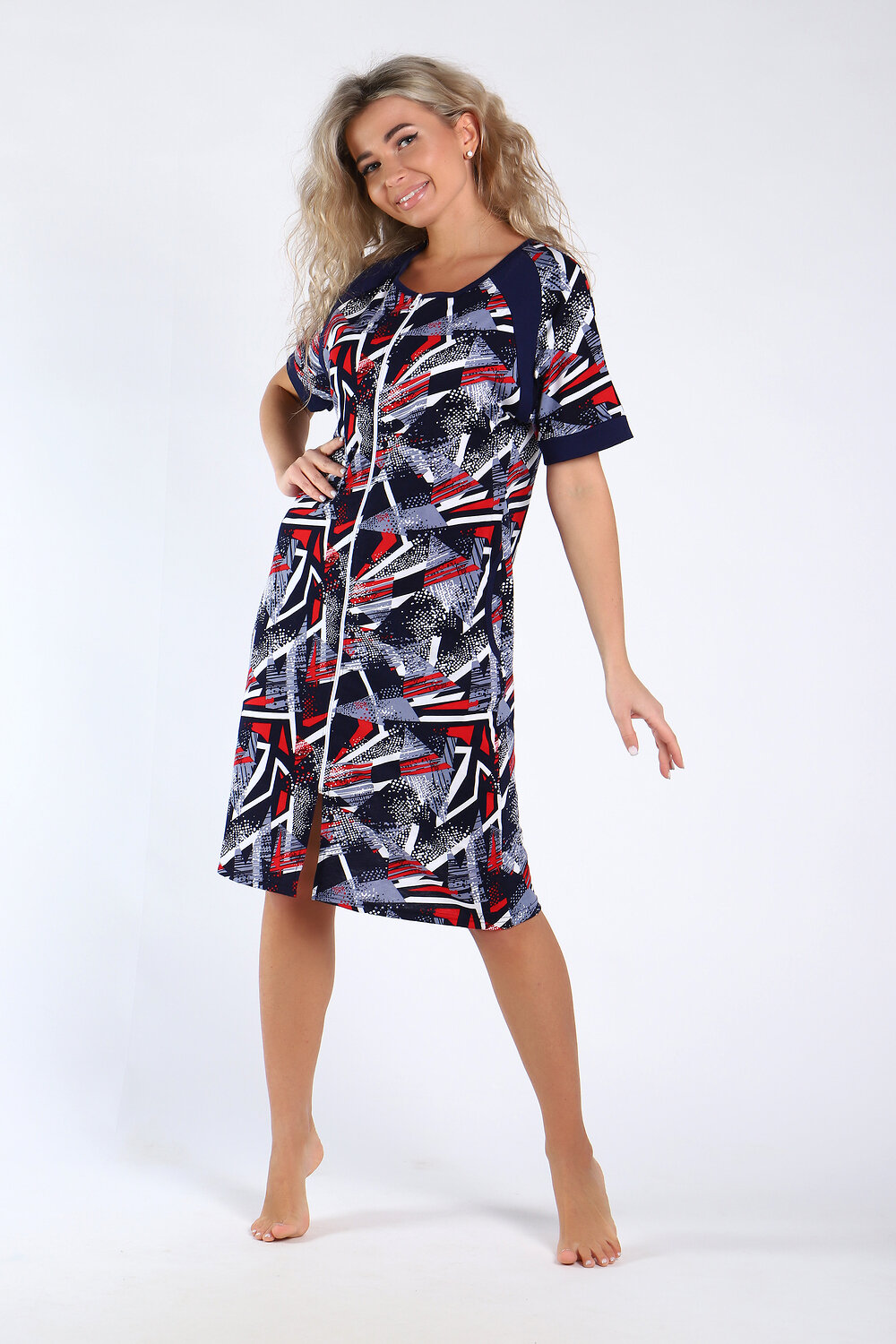 Натали Халат 580811 89377 темно-синий