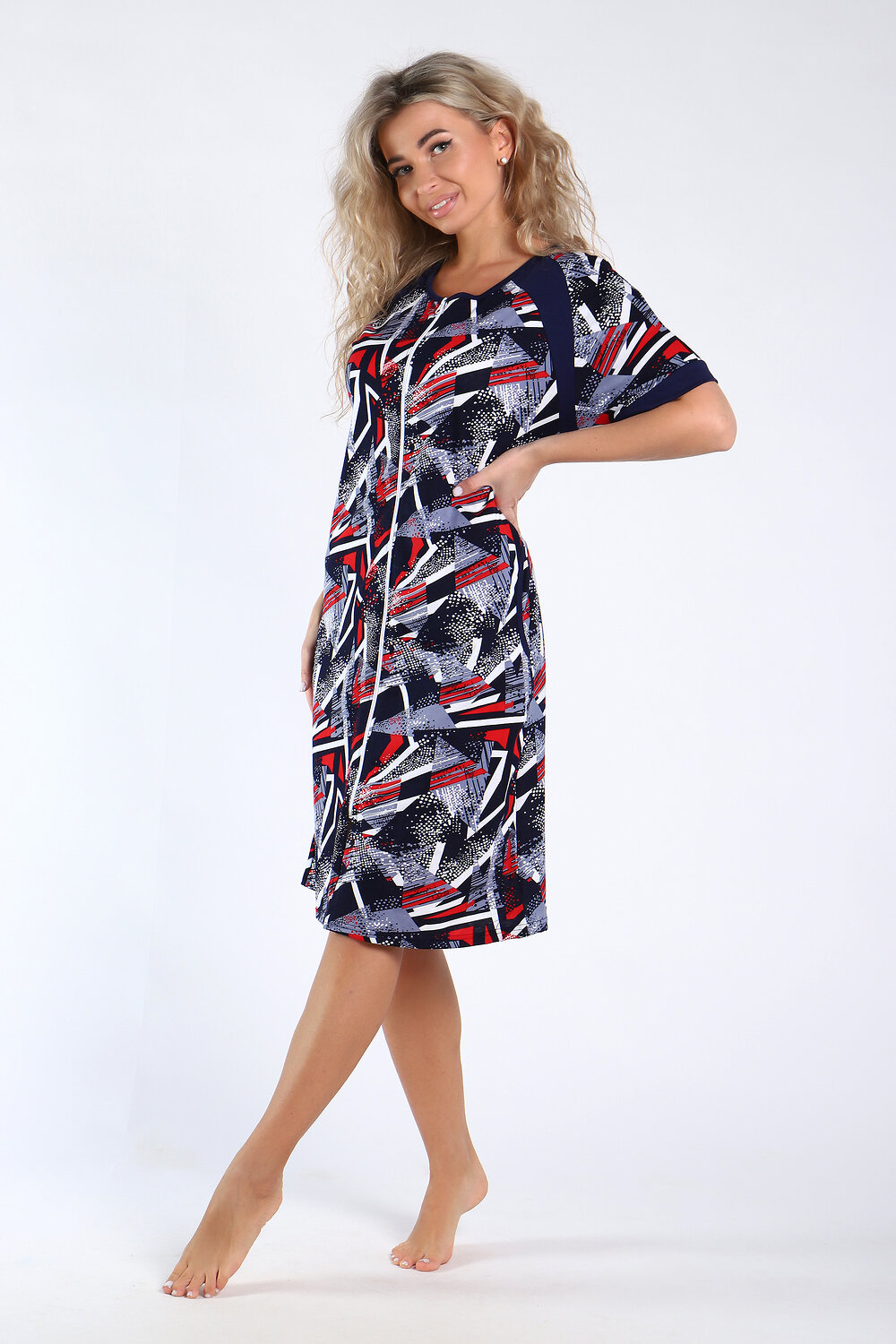 Натали Халат 580811 89377 темно-синий