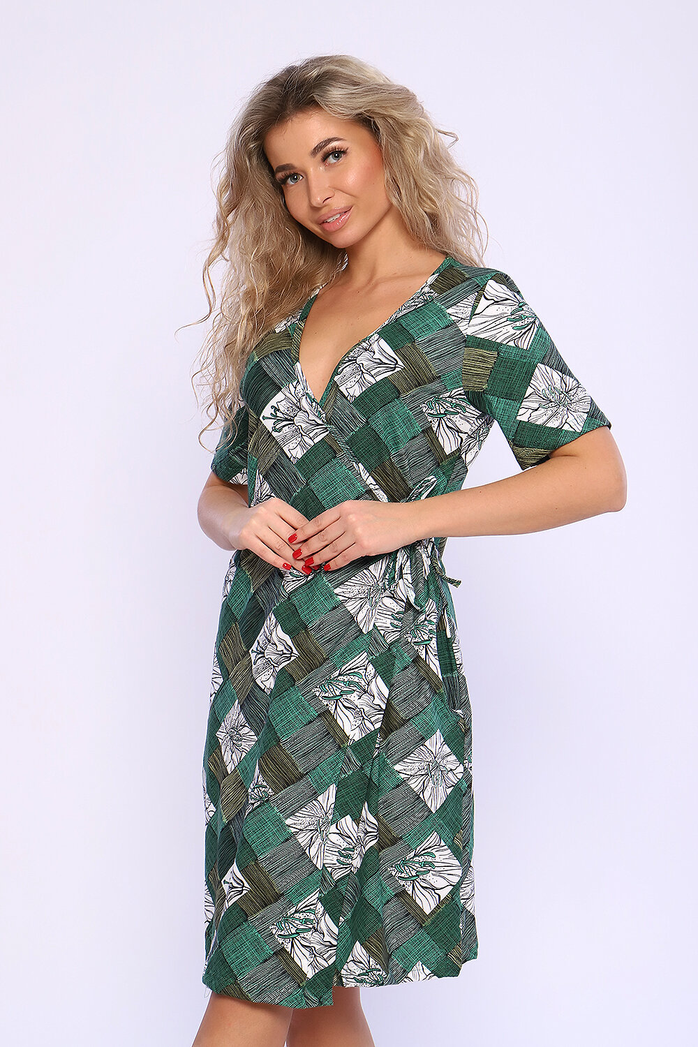 Натали Халат 580813 89370 зеленый