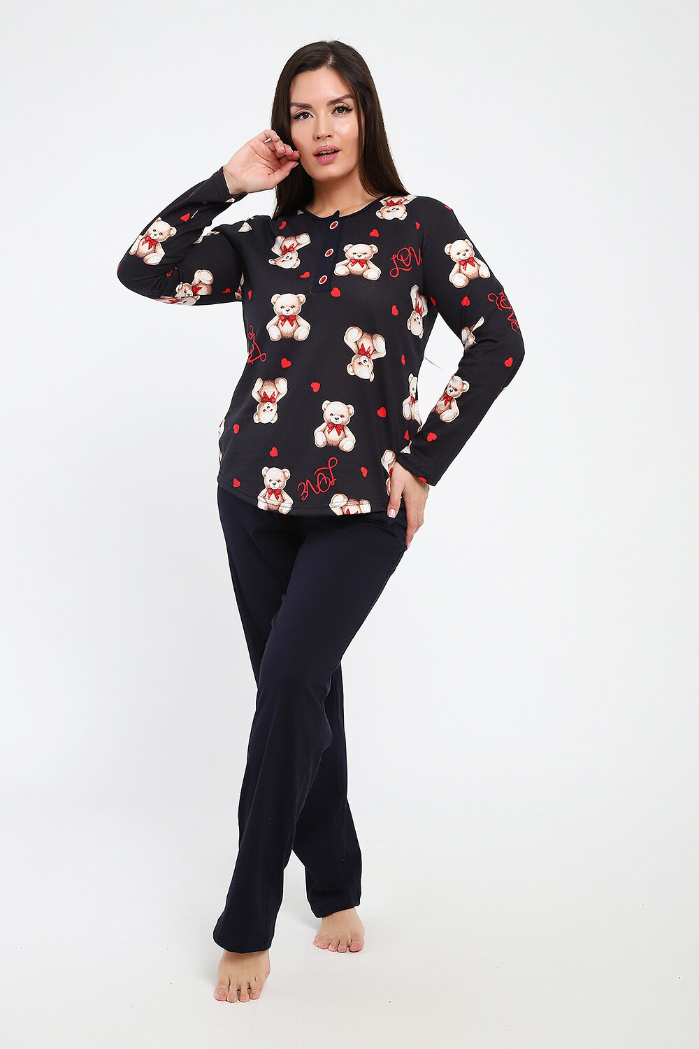 Натали Пижама 580821 24276 темно-синий