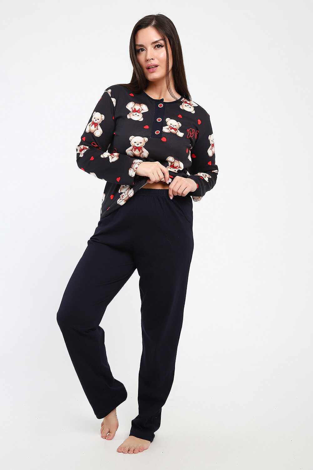 Натали Пижама 580821 24276 темно-синий