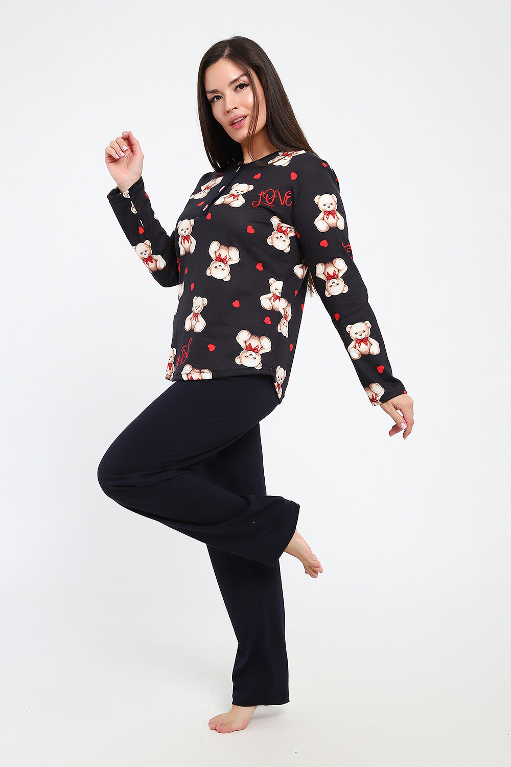 Натали Пижама 580821 24276 темно-синий