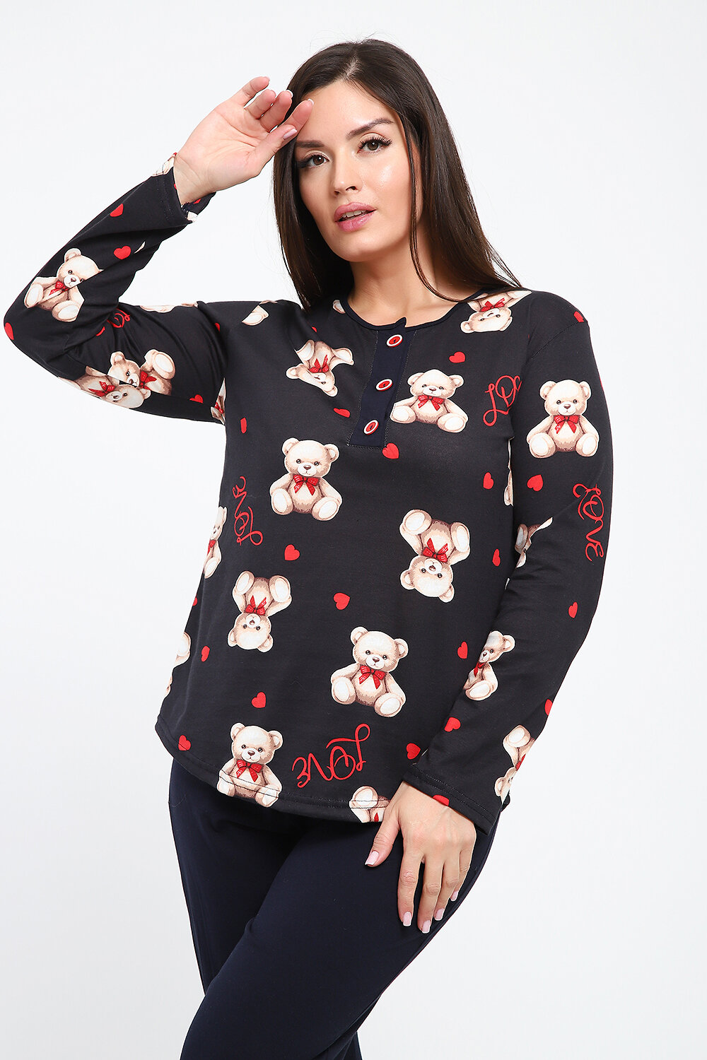 Натали Пижама 580821 24276 темно-синий