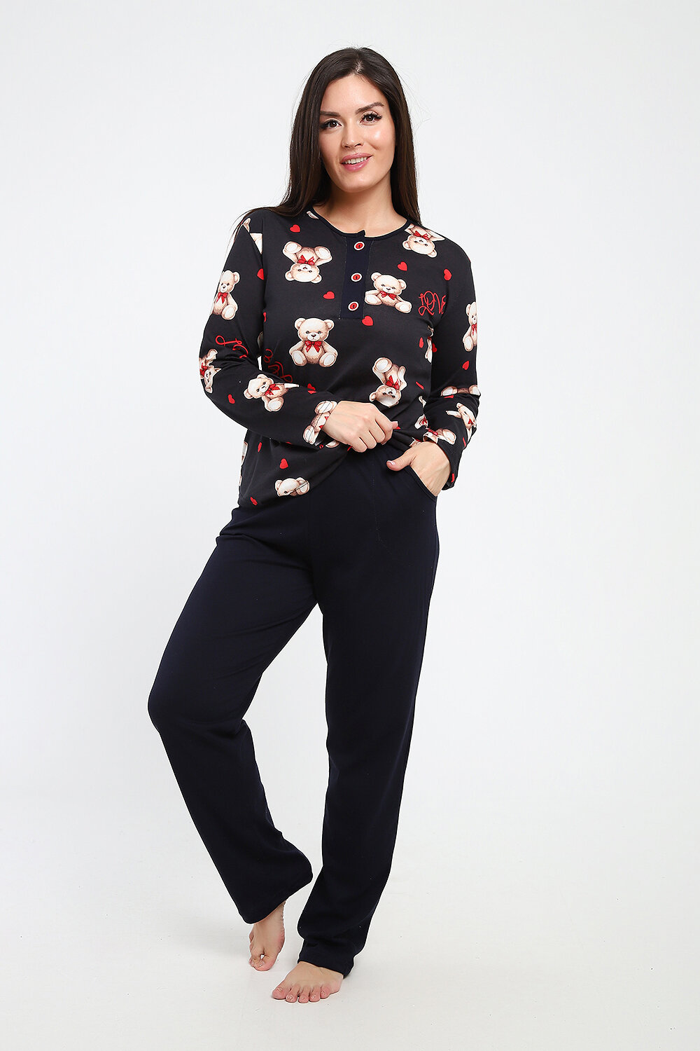 Натали Пижама 580821 24276 темно-синий