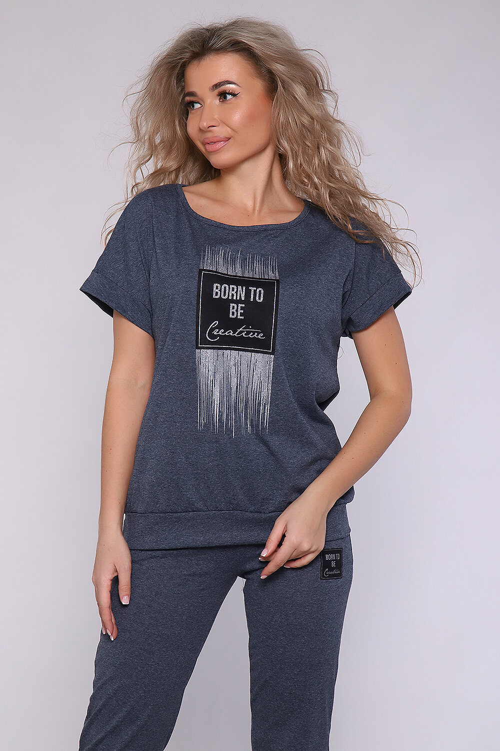 Натали Костюм 580825 51079 индиго меланж