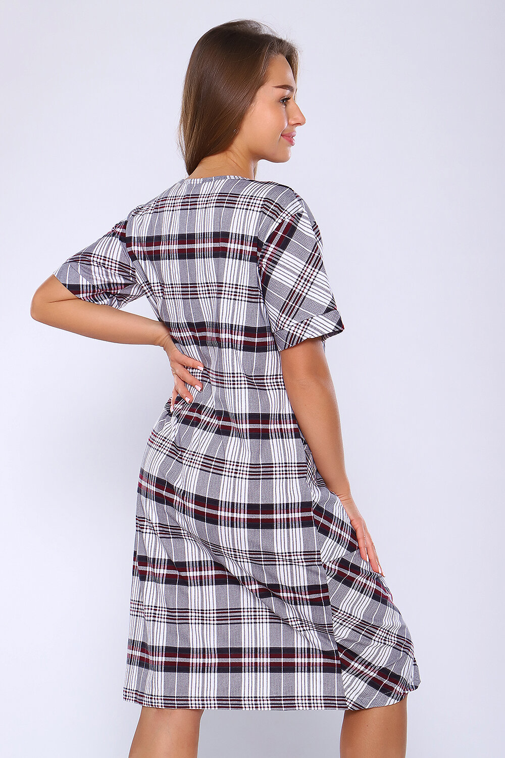 Натали Туника 580839 59218 серая клетка