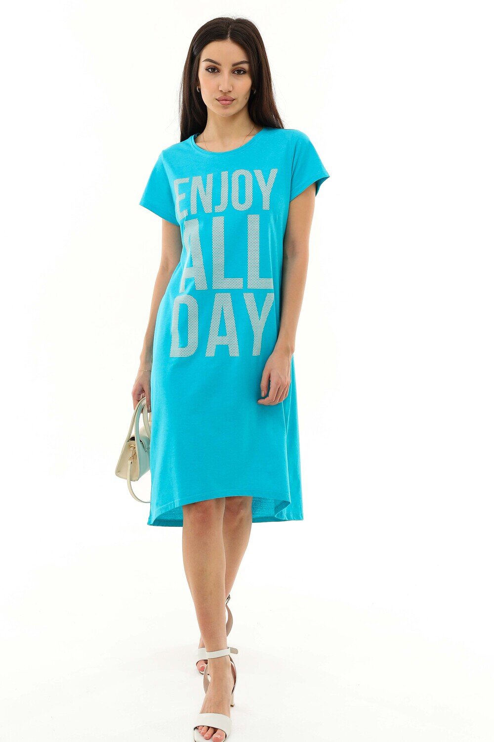 Натали Платье 580854 50558 бирюзовый
