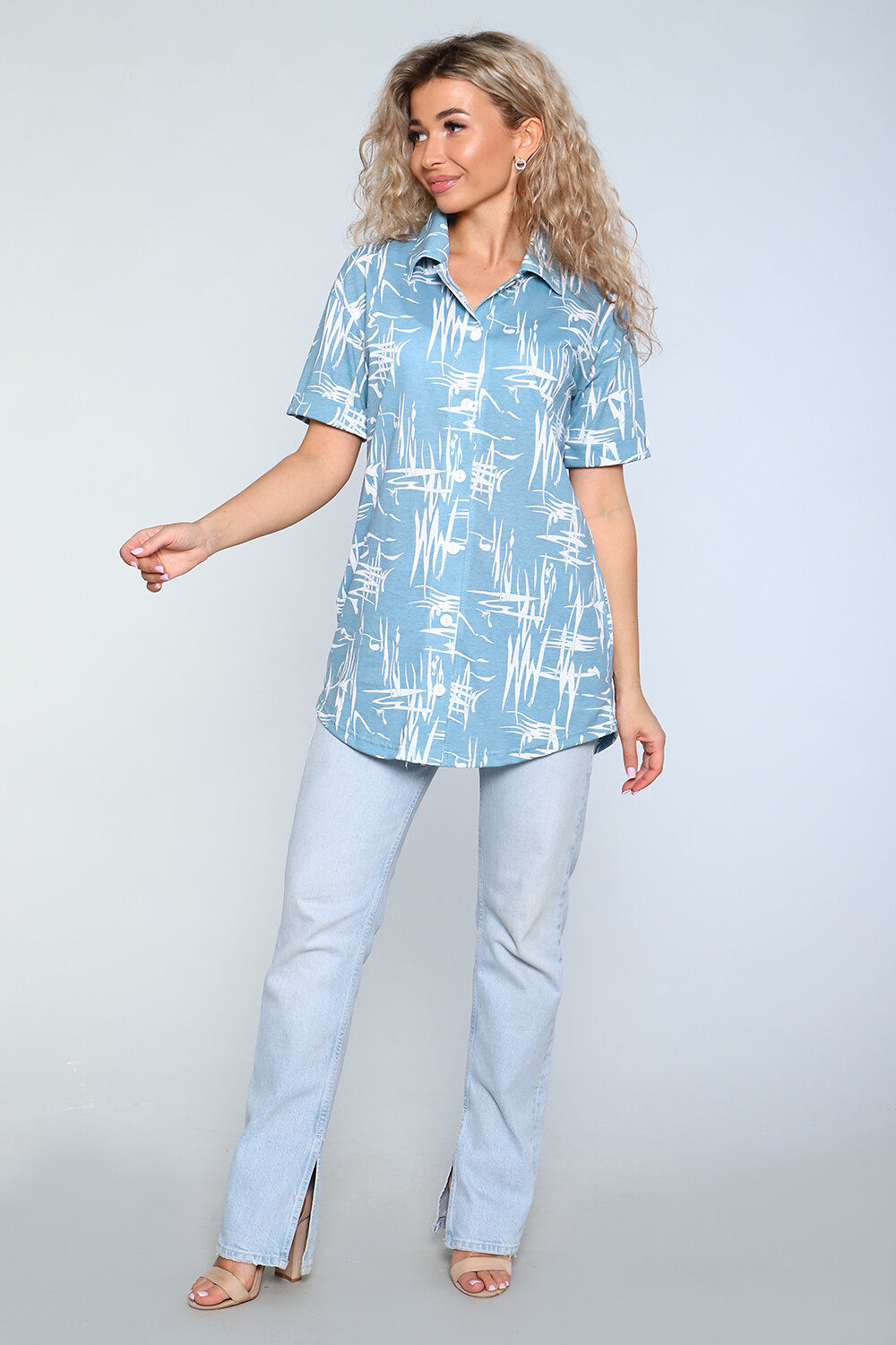 Натали Туника 580858 59143 зеленый