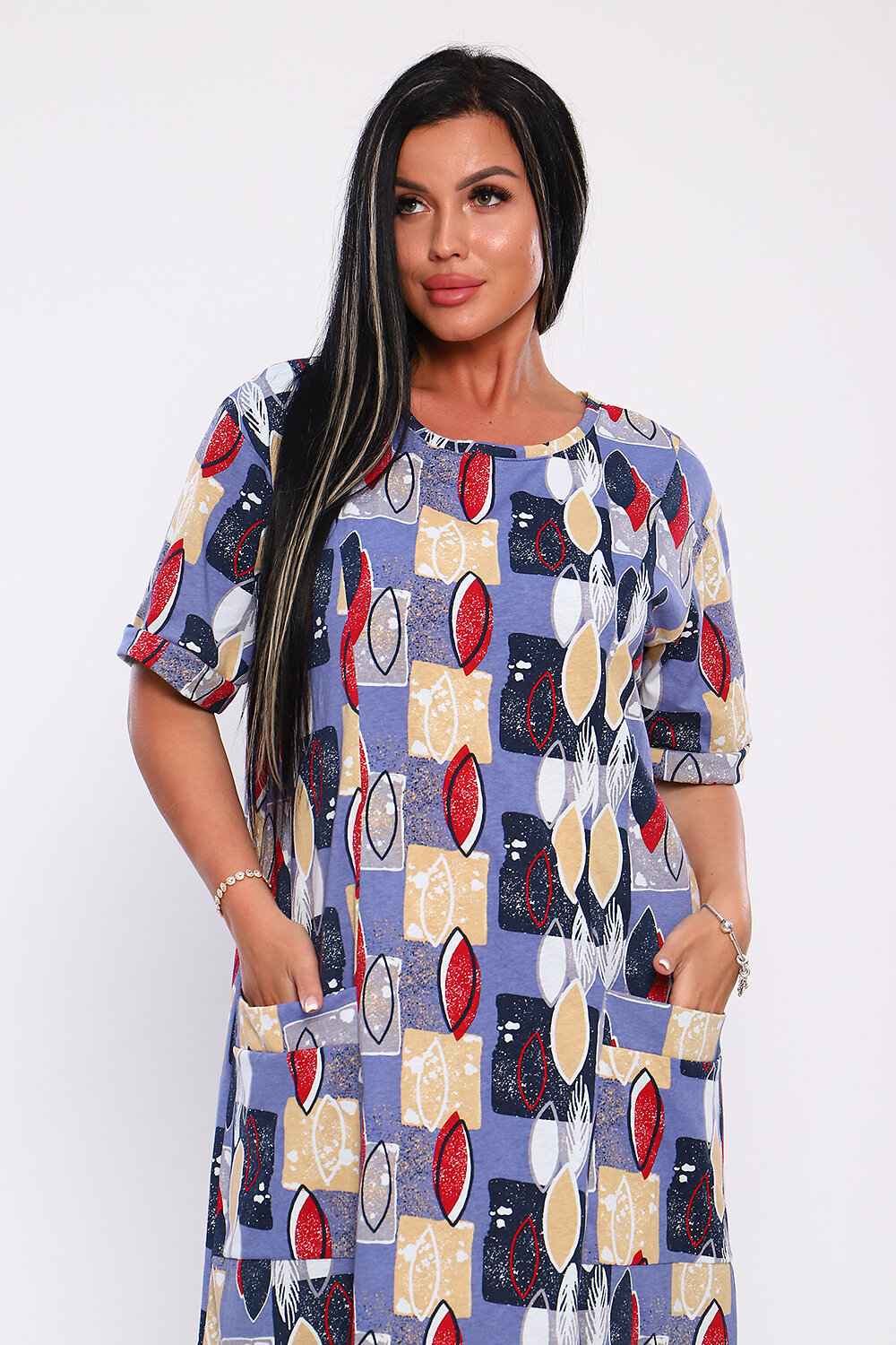 Натали Платье 580862 59129 синий