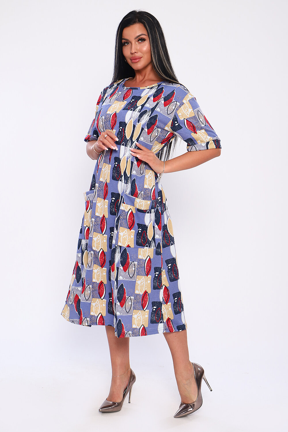 Натали Платье 580862 59129 синий