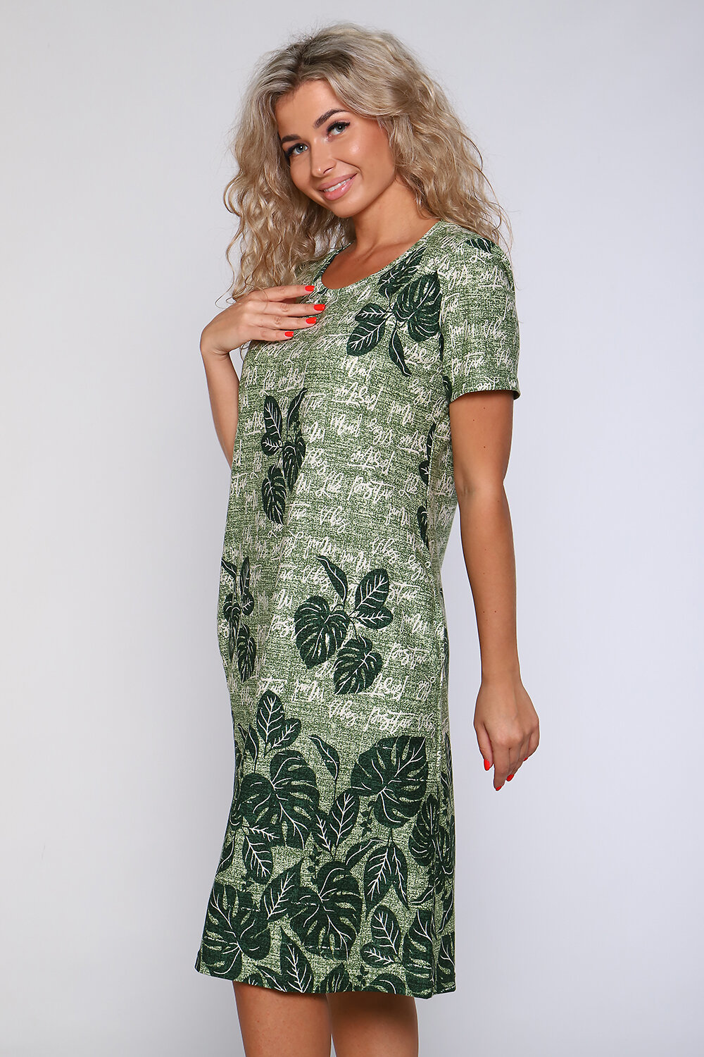 Натали Платье 580863 59127 зеленый