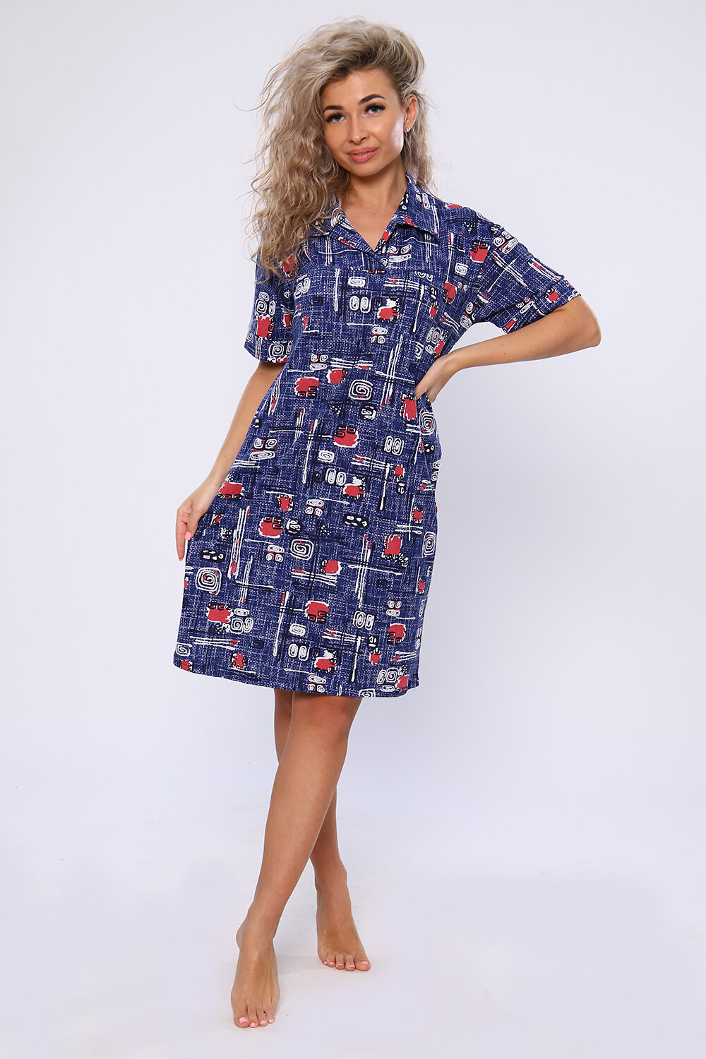 Натали Платье 580867 59111 синий