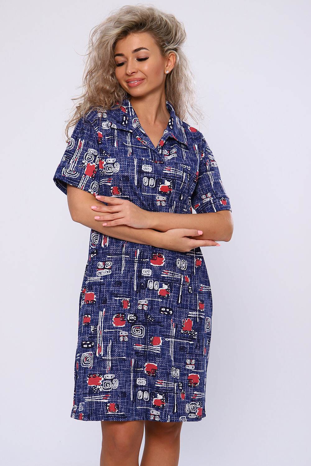 Натали Платье 580867 59111 синий