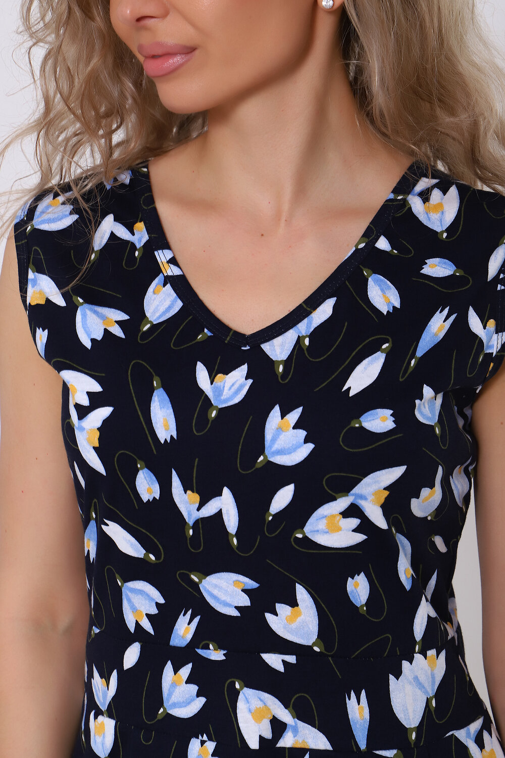 Натали Сарафан 580869 38573 голубой