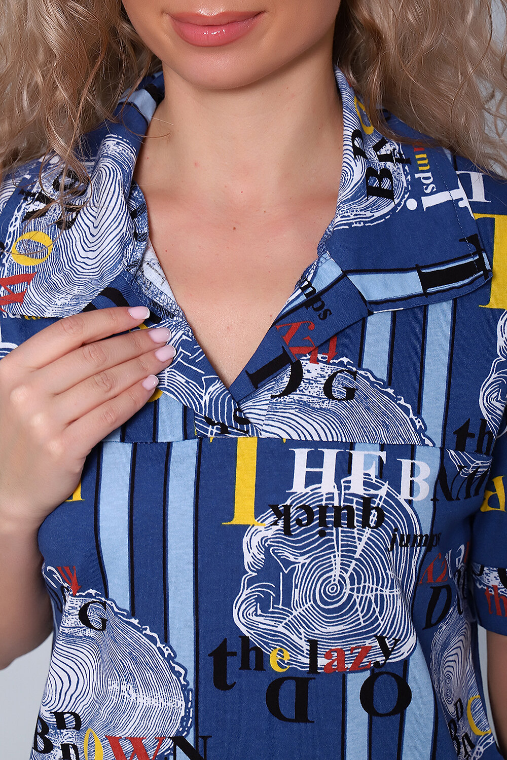 Натали Туника 580875 59074 синий