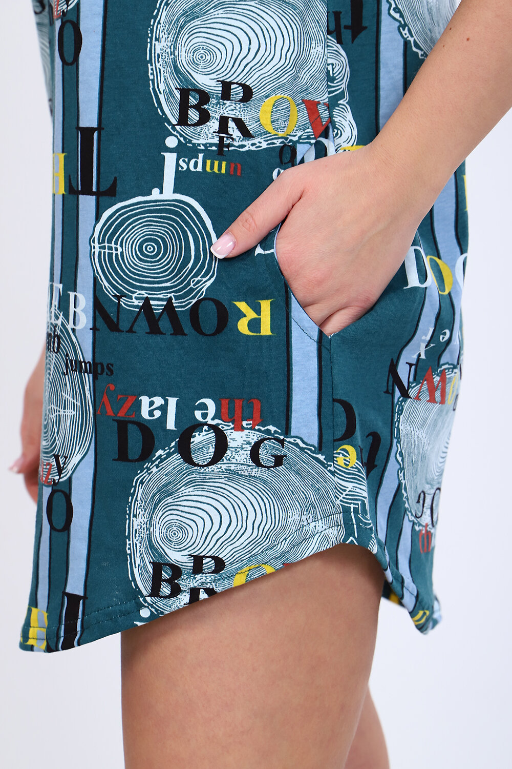 Натали Туника 580876 59074 зеленый