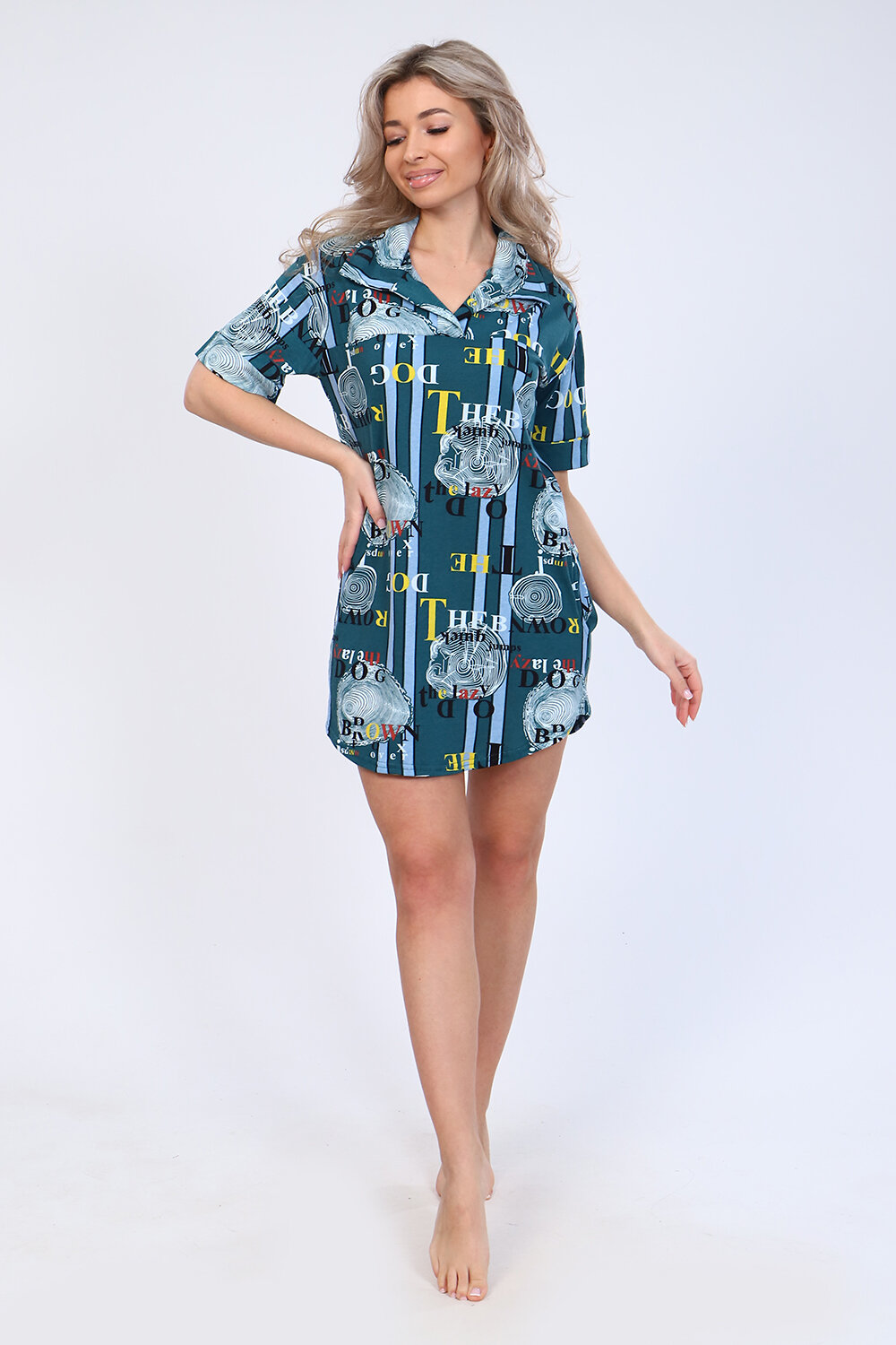 Натали Туника 580876 59074 зеленый