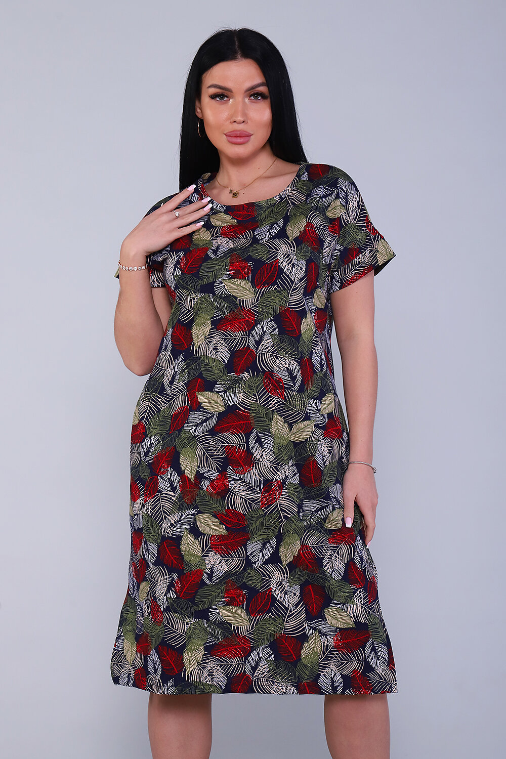 Натали Платье 580877 59067 листочки