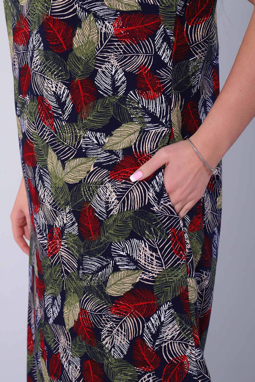 Натали Платье 580877 59067 листочки