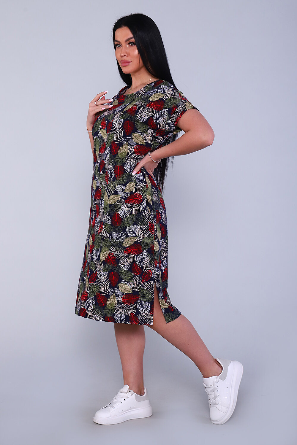 Натали Платье 580877 59067 листочки