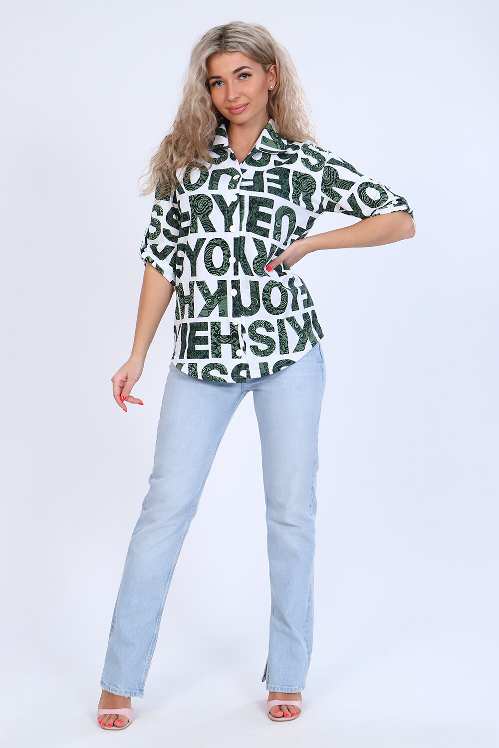 Натали Туника 580879 59053 зеленый